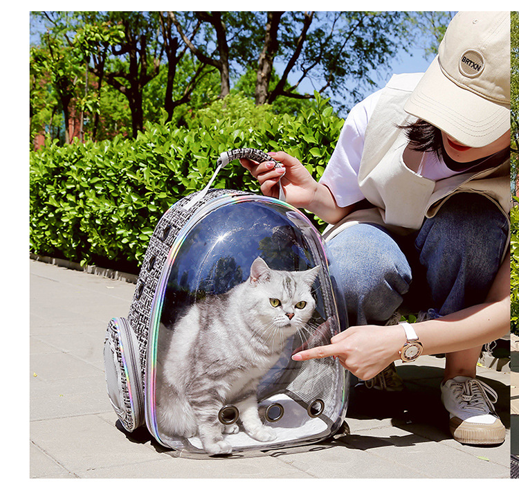 Breathable cat carry-on pet backpack